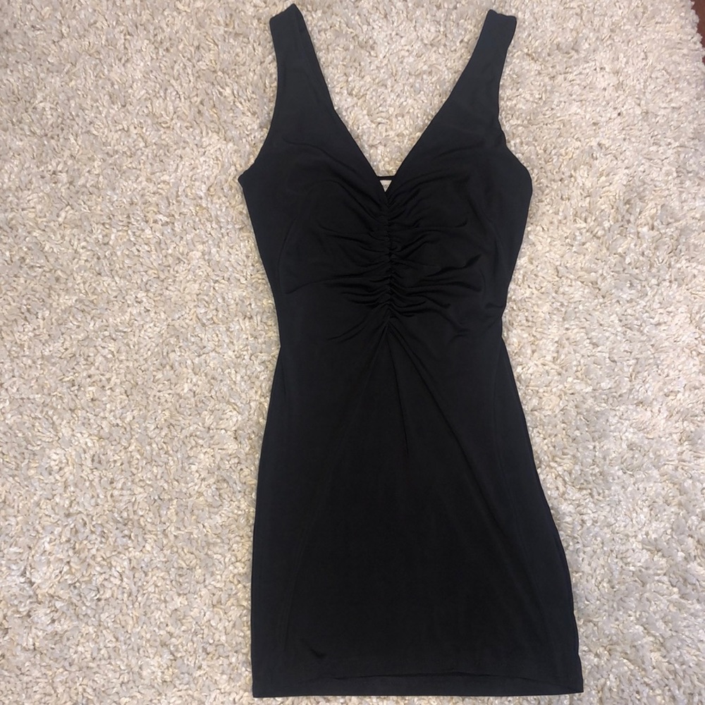 Mini black dress